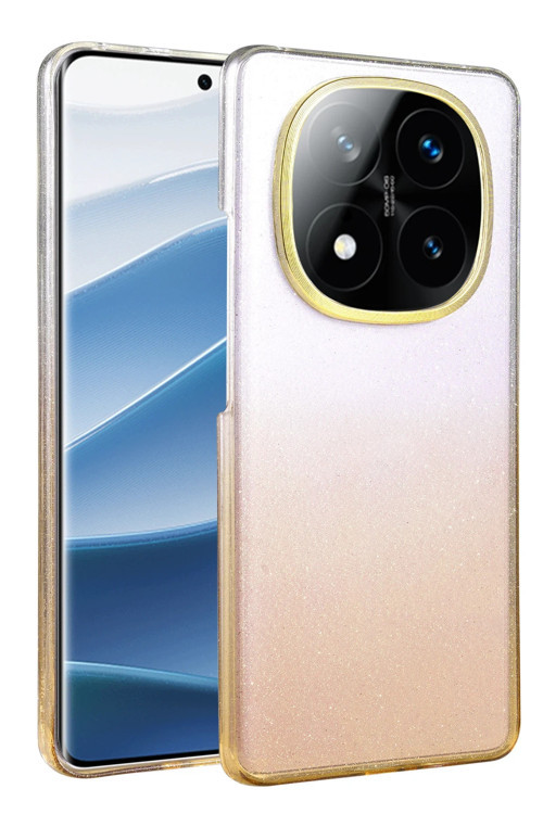 Xiaomi Redmi Note 14 Pro 5G Kılıf Simli Renk Geçişli Magesafe Kapak Azn-Fiyonk