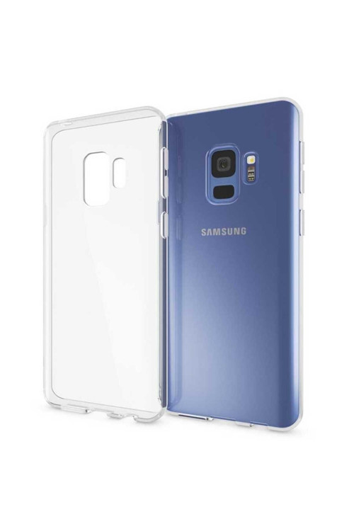 Samsung Galaxy S9 Kılıf Şeffaf İnce Esnek Silikon Kılıf Süper
