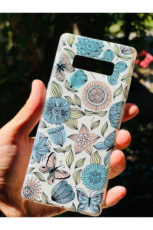 Samsung Uyumlu Galaxy Note 8 Kılıf Desenli Baskılı Silikon