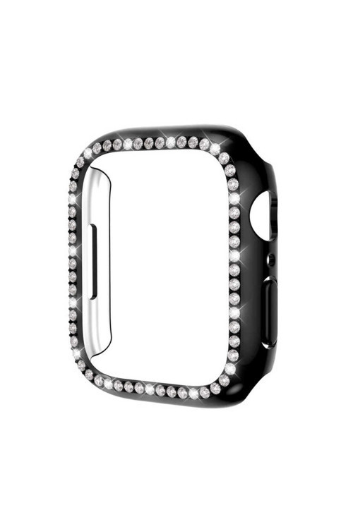 Apple Watch 40Mm Saat Ekran Kasa Koruyucu Taşlı Lüxry Zrgard-05