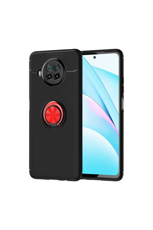 Xiaomi Redmi Note 9 Pro 5G Kılıf Ravel Yüzüklü Standlı Silikon Kapak
