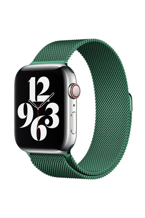 Apple Watch 40 Mm Metal Mıknatıslı Kordon Watch 2/3/4/5/6/7/8/Se/Ultra Azn-Metal