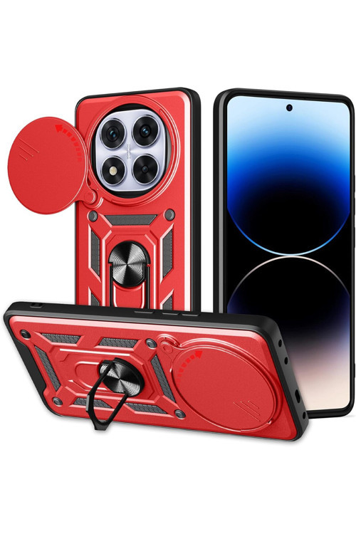 Xiaomi Redmi Note 14 Pro Plus Kılıf Sürgülü Kamera Korumalı Tank Kapak Azn-Srvega