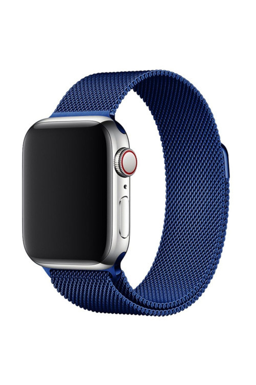 Apple Watch 45 Mm Metal Mıknatıslı Kordon Watch 2/3/4/5/6/7/8/Se/Ultra Azn-Metal
