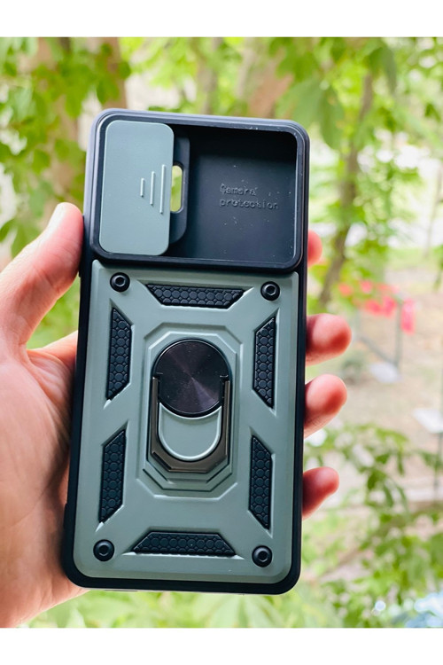 Xiaomi Redmi Note 10 Pro Uyumlu Kılıf Kamera Korumalı Tank Kapak