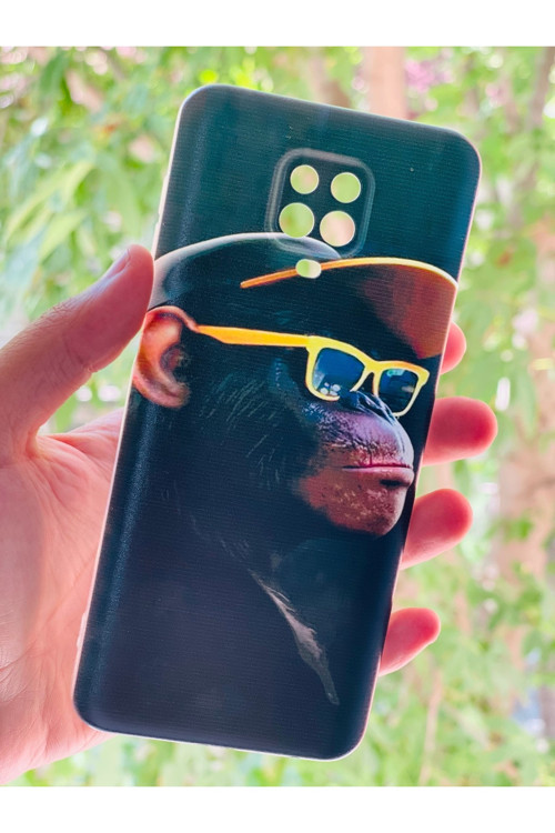 Xiaomi Redmi Note 9S / 9 Pro Kılıf Maymun Desenli Baskılı Silikon