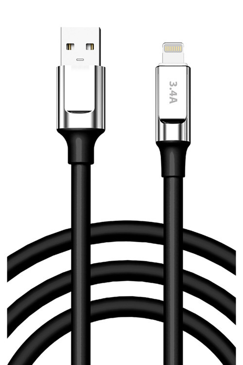 Apple İphone 14 Plus Şarj Kablosu 3.4A Lightning - Sc64L-Siyah
