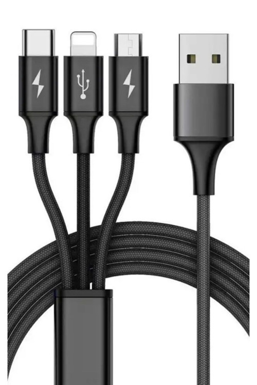 Casper Vıa A1 A3 A4 A3 Plus Şarj Kablosu 3İn1