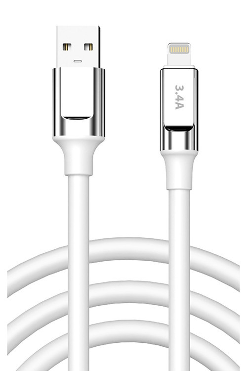 Apple İphone Se 2020 Şarj Kablosu 3.4A Lightning - Sc64L-Beyaz
