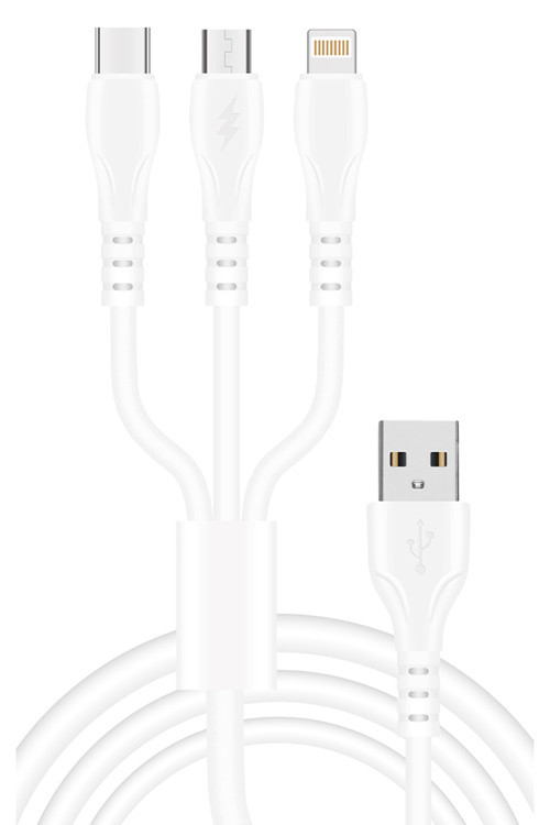 Vestel V Tab 7 Lite Iıı Şarj Kablosu 3İn1 Micro Usb 3.1A - Snx-Sc63