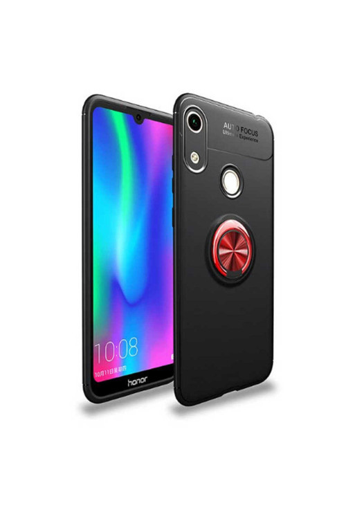 Huawei Honor 8A Kılıf Ravel Yüzüklü Silikon Kapak