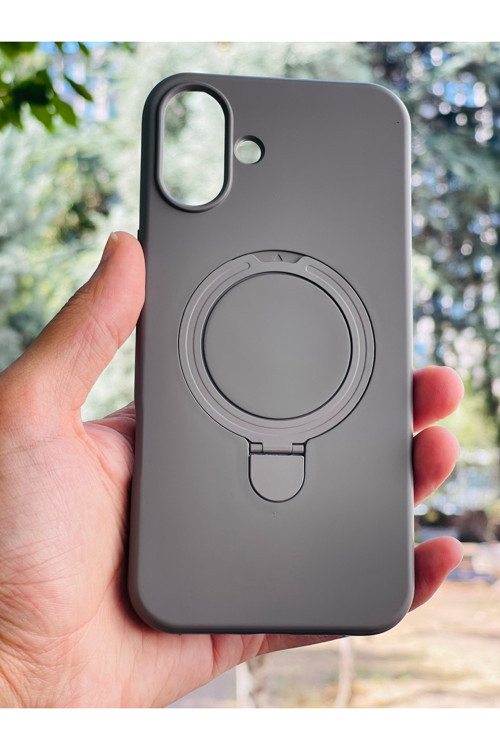 Apple İphone 16 Plus Kılıf Mgsafe Özellikli Standlı Pastel Renkler Azn-Reggal