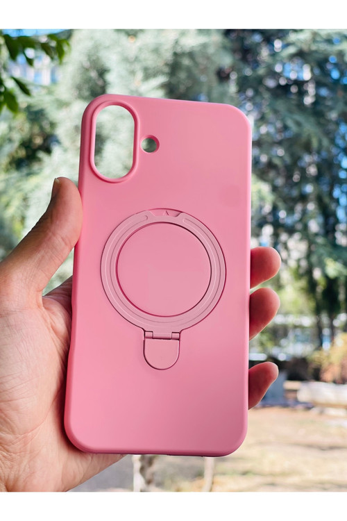 Apple İphone 16 Plus Kılıf Mgsafe Özellikli Standlı Pastel Renkler Azn-Reggal