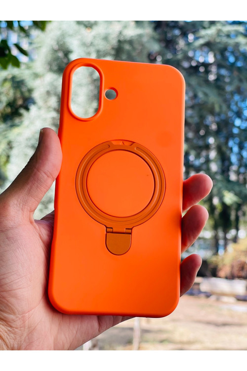 Apple İphone 16 Plus Kılıf Mgsafe Özellikli Standlı Pastel Renkler Azn-Reggal