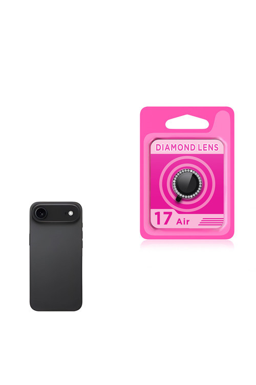 Apple İphone 17 Air Taşlı Kamera Lens Koruyucu Cam Zrcl-06