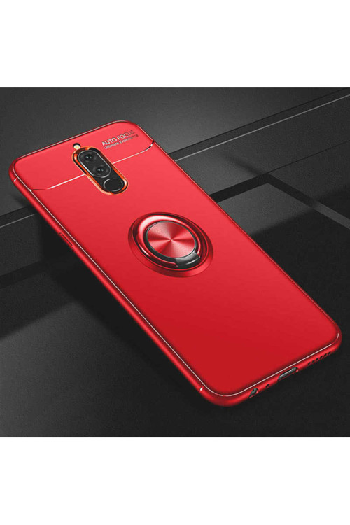 Huawei Mate 10 Lite Kılıf Ravel Yüzüklü Silikon Kapak