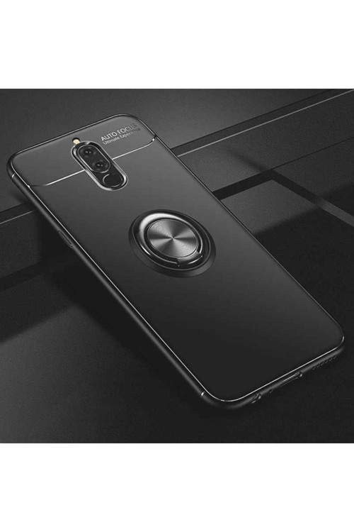 Huawei Mate 10 Lite Kılıf Ravel Yüzüklü Silikon Kapak