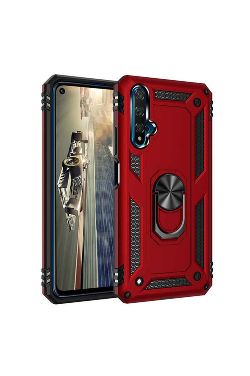 Huawei Nova 5T Kılıf Vega Zırh Tank Tam Koruma Kapak + Kablo Koruyucu + Ekran Koruyucu