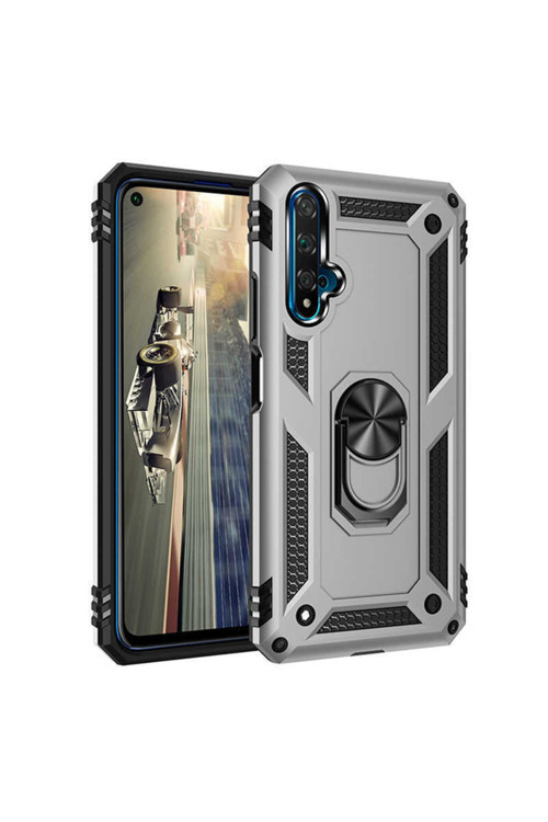 Huawei Nova 5T Kılıf Vega Zırh Tank Tam Koruma Kapak + Kablo Koruyucu A++