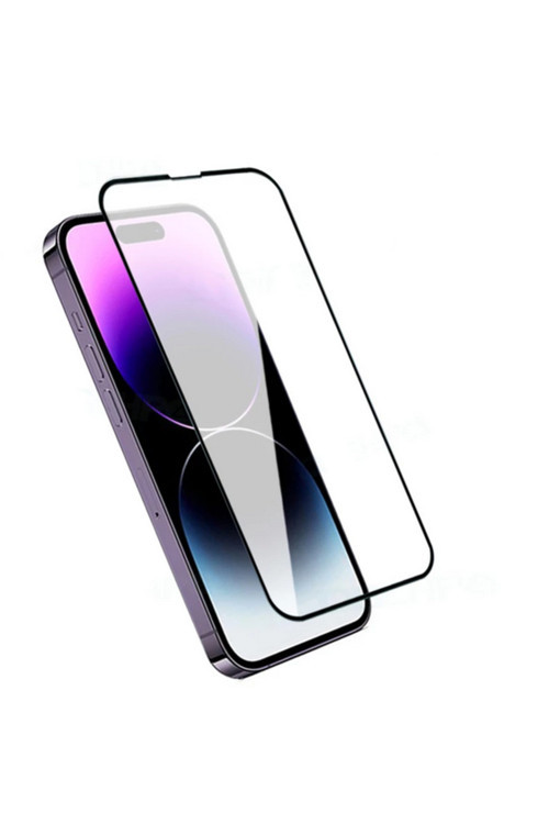 İphone 15 Pro Uyumlu Cam Ekran Koruyucu 5D Temperli Zr-5Dcam