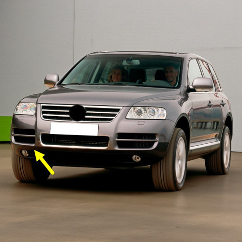 VW Volkswagen Touareg 2003-2007 Sağ Ön Çeki Demiri Kapağı 7L6807156A