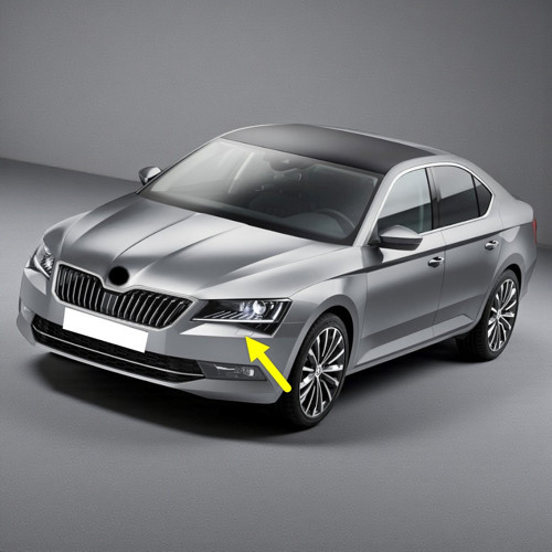 Skoda Superb 3 2015-2019 Sol Far Yıkama Motoru Jeti 3V0955965