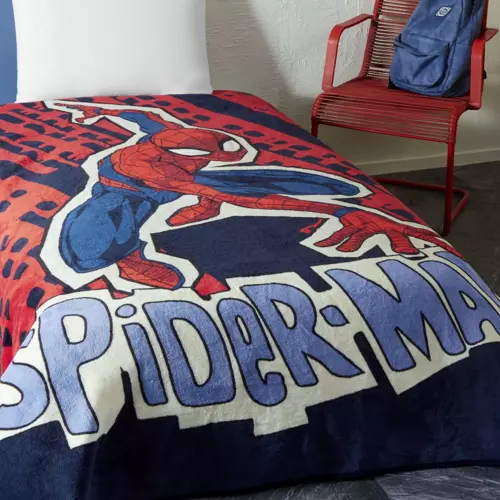 Lisanslı Spiderman Block Tek Kişilik Battaniye
