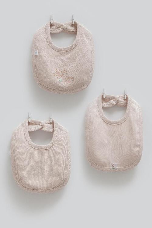 %100 Pamuk Pretty Baby 3'lü Mama Önlüğü CRML.ONK2137