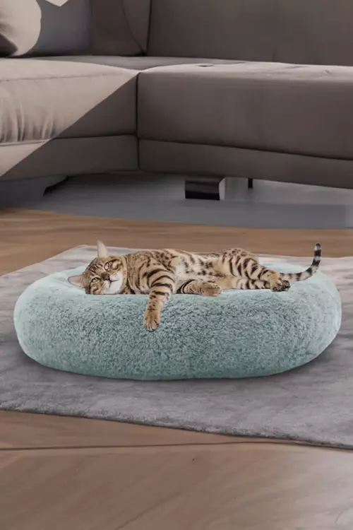 Peluş Kedi ve Köpek Yatağı Pugalo Ekonomik Kedi Yatağı (M)