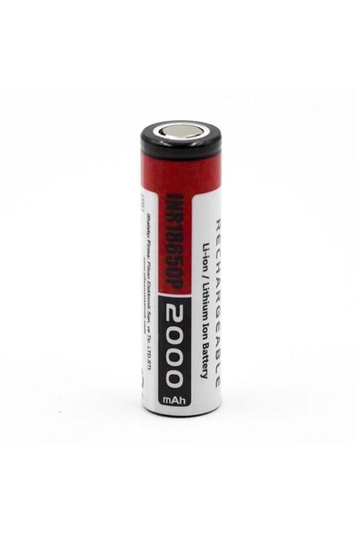 18650P 3.7V 2000Mah 15C Şarj Edilebilir Li-İon Pil
