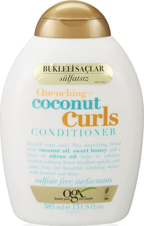 Bukleli Saçlar Için Nemlendirici Coconut Curls Bakım Kremi 385 Ml
