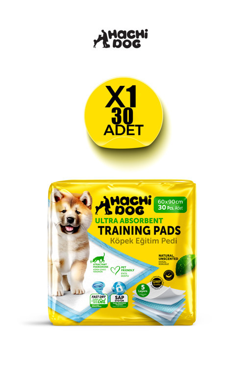 Köpek Eğitim Pedi 60x90 5 Katman 30 Adet