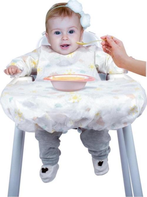 5'li Kullan At Kollu Mama Sandalyesi Önlüğü 264