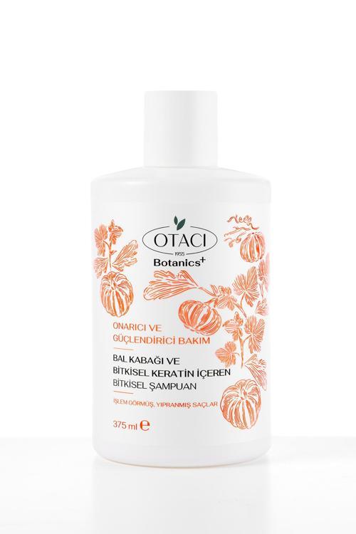 Botanics + Onarıcı & Güçlendiri Bakım- Balkabağı ve Bitkisel Keratin İçeren Bitkisel Şampuan