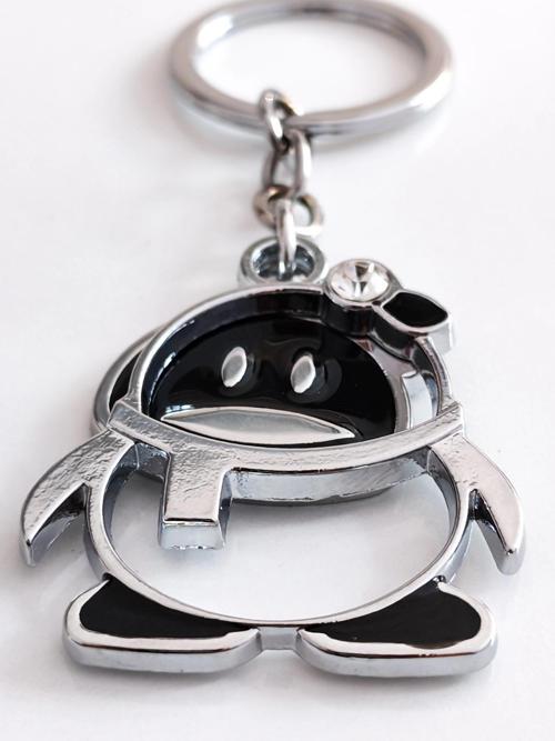 Hareketli Penguen Metal Anahtarlık