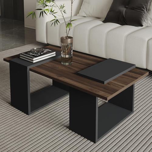 Matris Modern Orta Sehpa – Geometrik Tasarım ve Şık Detaylar