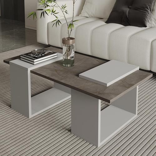 Matris Modern Orta Sehpa – Geometrik Tasarım ve Şık Detaylar