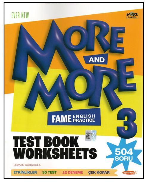 Kurmay ELT More and More 3. Sınıf English Test Book Worksheets