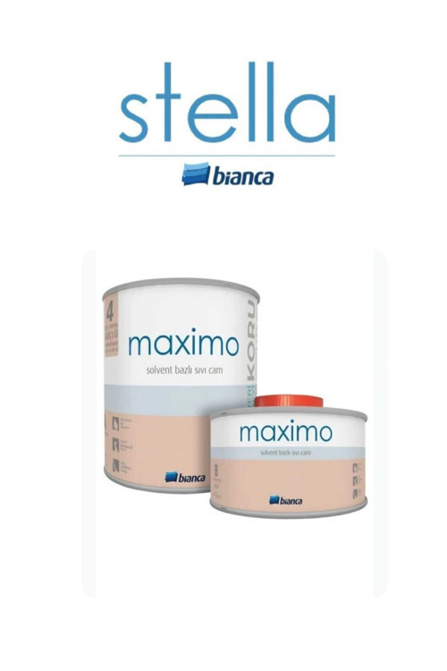 Stella Maximo Solvent Bazlı Sıvı Cam İpek Mat