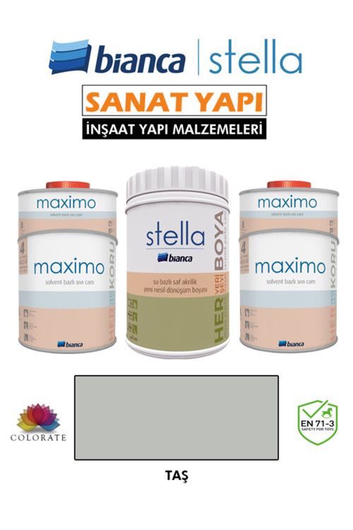 Stella 10-12 M2 Boyama Seti ( 1Lt Boya+ 1Lt Maximo Parlak )
