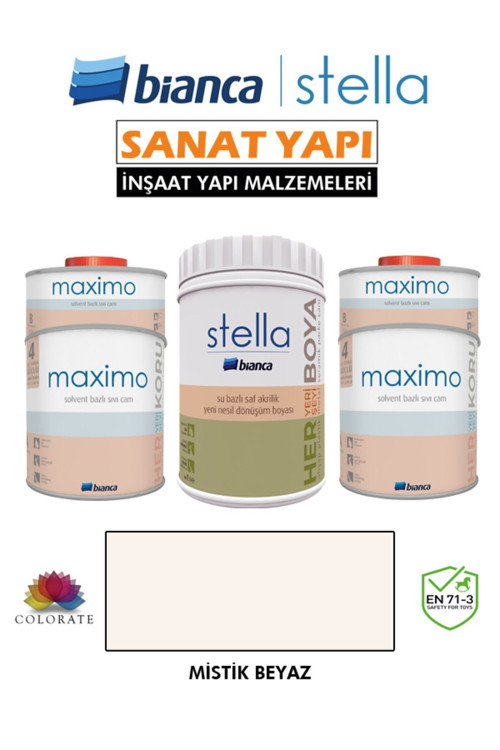 Stella 10-12 M2 Boyama Seti ( 1Lt Boya+ 1Lt Maximo Parlak )