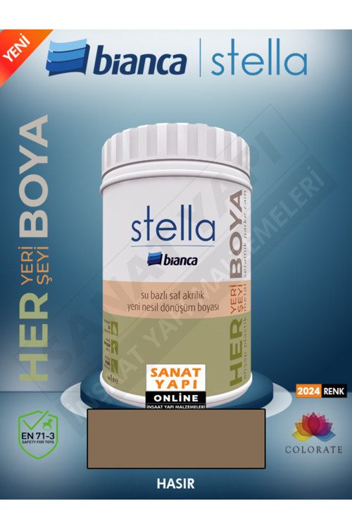 Stella 2024 Renk Yeni Su Bazlı Boyalar 1Lt