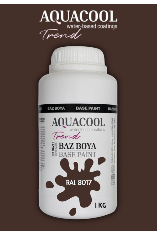 Akrilik Hobi Boya 1 Kg Su Bazlı Hibrit Dönüşüm Boyası Ral 8017 Çikolata