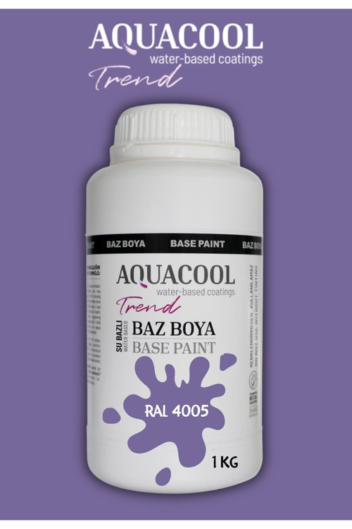 Akrilik Hobi Boya 1 Kg Su Bazlı Hibrit Dönüşüm Boyası Ral 4005 Leylak