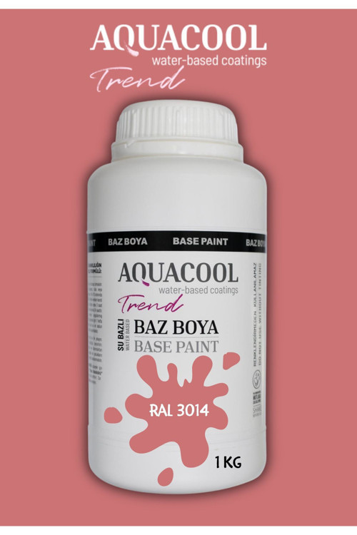Akrilik Hobi Boya 1 Kg Su Bazlı Hibrit Dönüşüm Boyası Ral 3014 Antik Pembe
