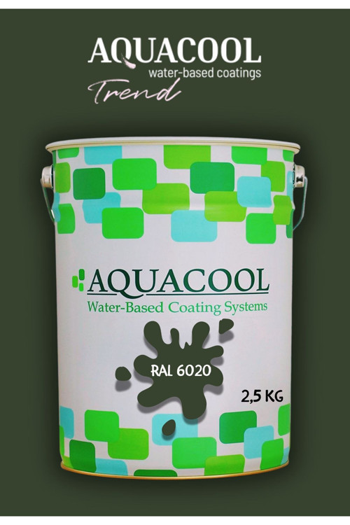Akrilik Hobi Boya 2,5 Kg Su Bazlı Hibrit Dönüşüm Boyası Ral 6020 Krom Yeşili