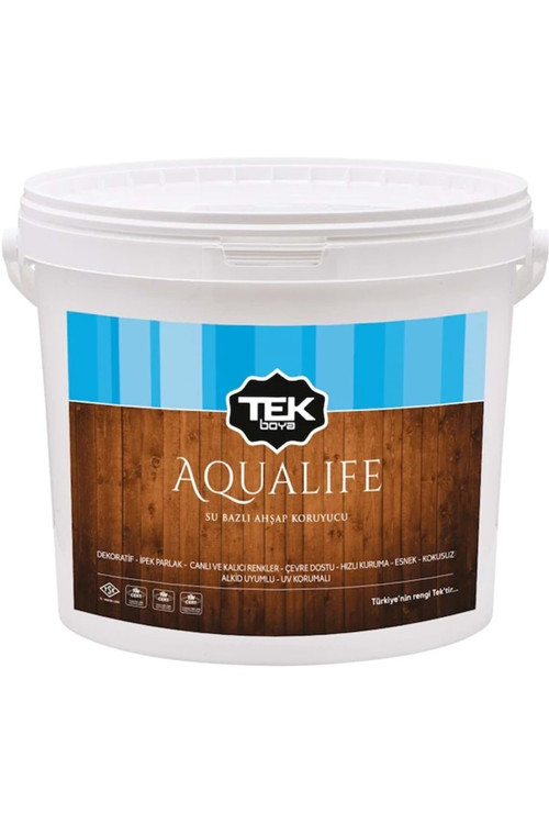 Aqualine (Aqualife) Su Bazlı Ahşap Koruyucu Kokusuz 2,5 Litre Fındık