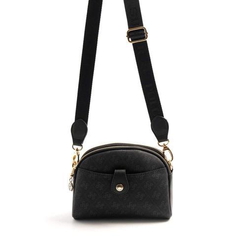 Kadın Çapraz Çanta 1144-45453 SILVER POLO ÇAPRAZ BAYAN ÇANTASI M178 SİYAH-MAT SİYAH