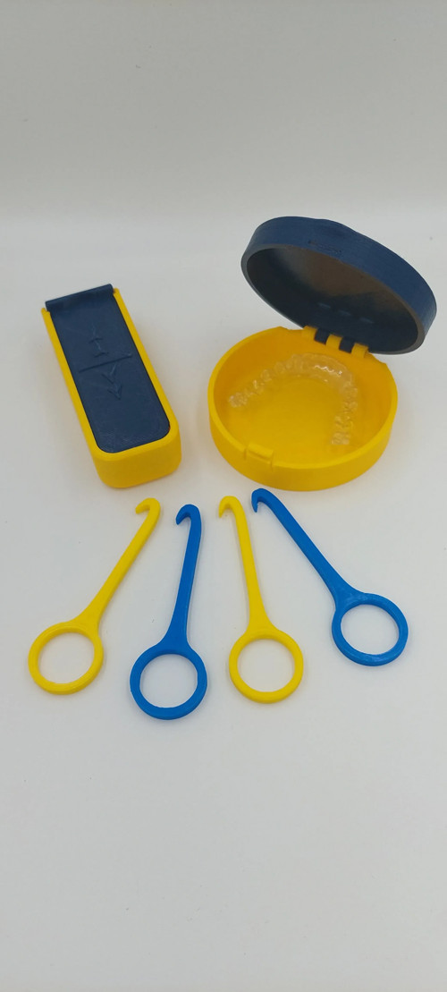 FixFlex Diş Plak Çıkarma Aparatı 4 adet + Saklama Kutusu + Plak Kutusu Fanatik FB