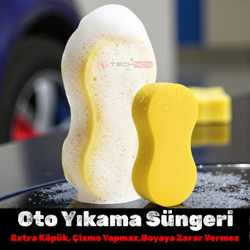 Sponge Oto Yıkama Süngeri Araba Temizleme Köpükleme ve Araç Yıkama Yumuşak Doku